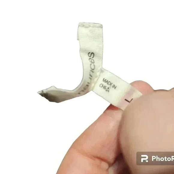 Maurices Sheer Mock Neck Blouse Women's Sz. LARGE  Floral Boho - Picture 6 of 6